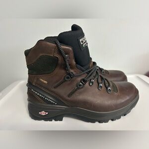 Riverland by Grisport Brown and Black Lace-Up Women's Hiking Boots